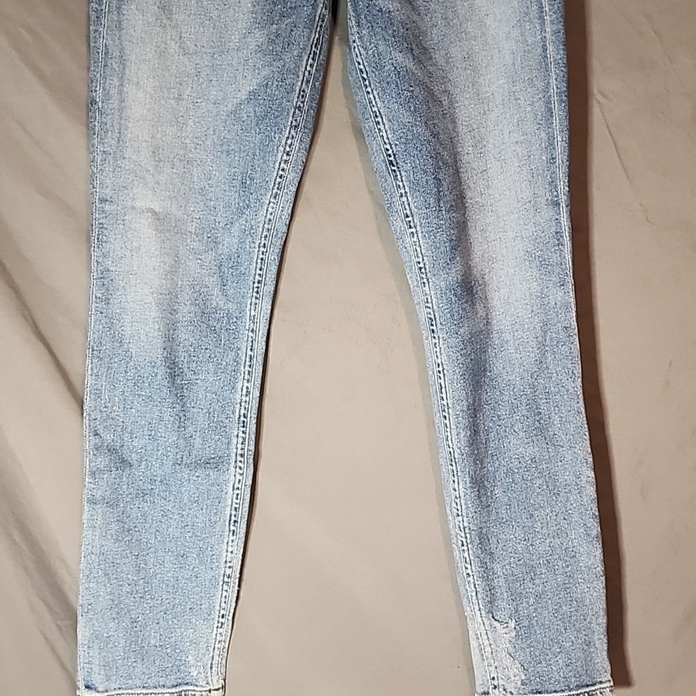 Agolde Classic Blue Denim Jeans - Picture 2 of 7